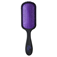 Black paddle brush with Periwinkle pad - Periwinkle holographic