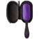 Black paddle brush with Periwinkle pad - Periwinkle holographic